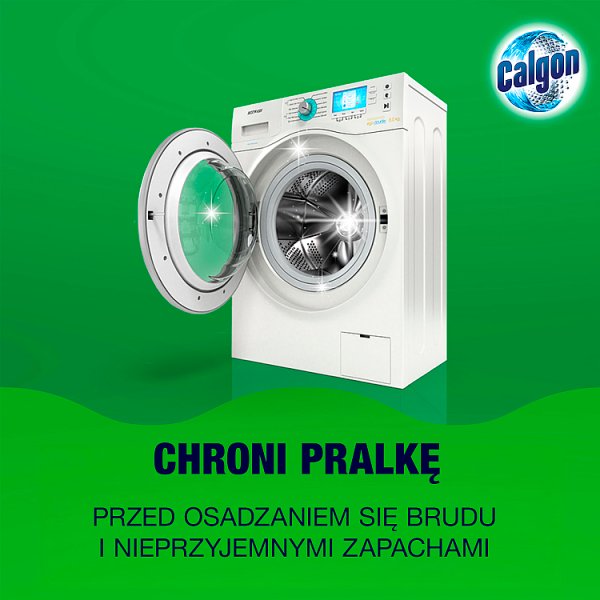 Calgon Hygiene+ Antybakteryjny żel do mycia i dezynfekcji pralki 750 ml (15 prań)