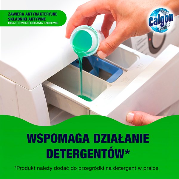 Calgon Hygiene+ Antybakteryjny żel do mycia i dezynfekcji pralki 750 ml (15 prań)