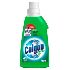 Calgon Hygiene+ Antybakteryjny żel do mycia i dezynfekcji pralki 750 ml (15 prań)