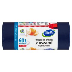 Stella Worki na śmieci z uszami 60 l 20 sztuk