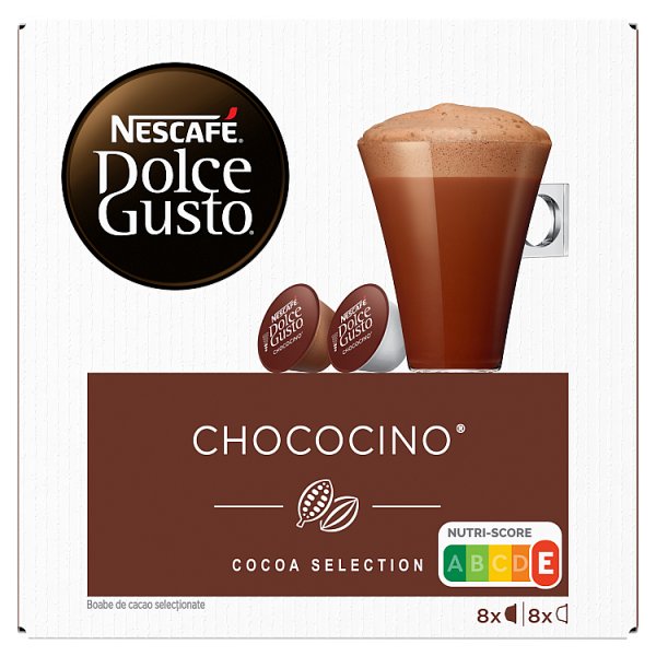 Nescafé Dolce Gusto Chococino Czekolada i mleko w kapsułkach 256 g (8 x 16 g i 8 x 16 g)