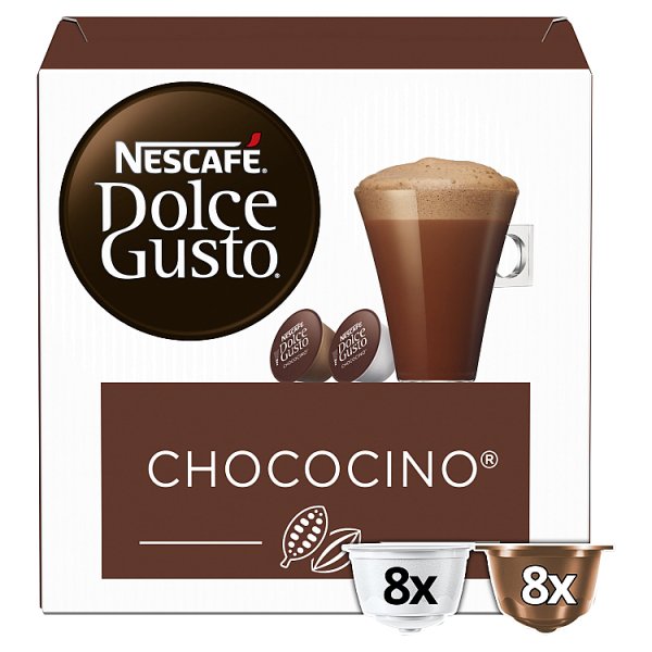 Nescafé Dolce Gusto Chococino Czekolada i mleko w kapsułkach 256 g (8 x 16 g i 8 x 16 g)