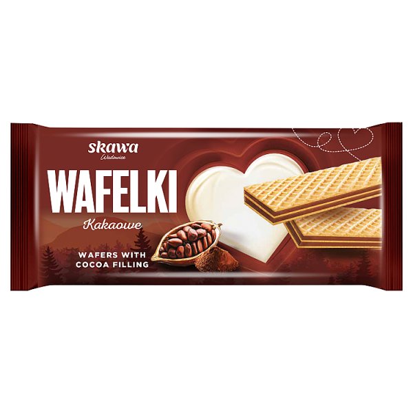 Wadowice Skawa Wafelki kakaowe 180 g
