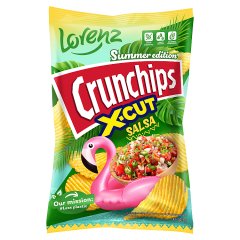 Crunchips X-Cut Salsa Grubo krojone chipsy ziemniaczane 140 g