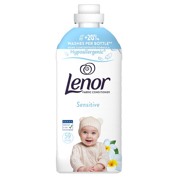 Lenor Płyn do płukania tkanin,  59 prań, Sensitive