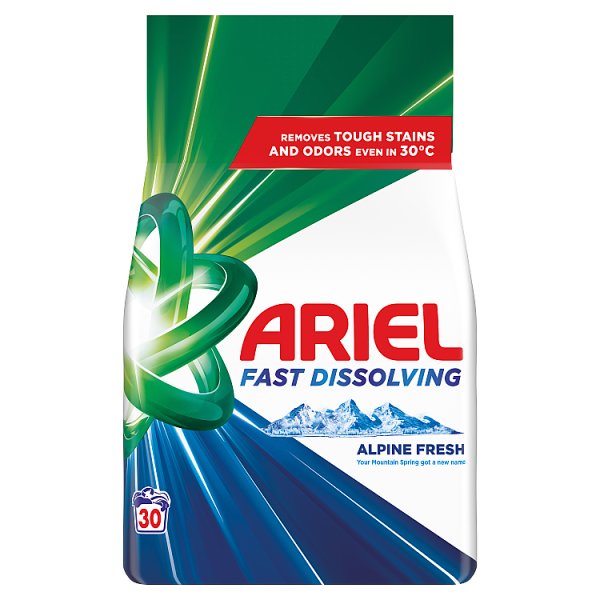 Ariel Proszek do prania 1.65kg, 30 prań Alpine Fresh