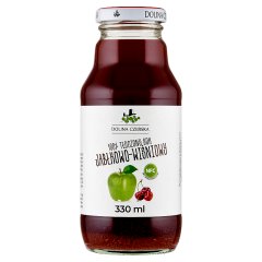 Dolina Czerska 100 % tłoczony sok jabłkowo-wiśniowy 330 ml
