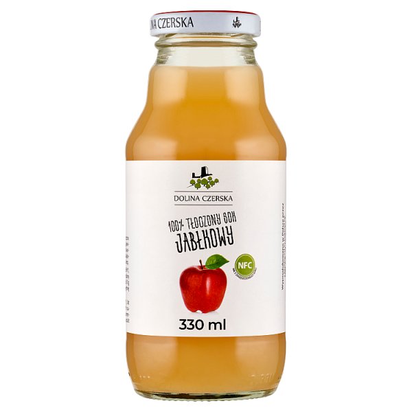 Dolina Czerska 100 % tłoczony sok jabłkowy 330 ml
