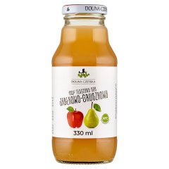 Dolina Czerska 100 % tłoczony sok jabłkowo-gruszkowy 330 ml