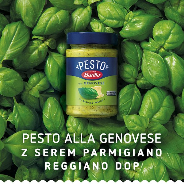 Barilla Pesto alla Genovese Sos do makaronu z bazylią 190 g