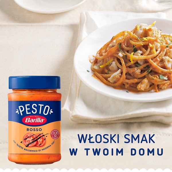 Barilla Pesto Rosso Sos do makaronu z pomidorami 200 g