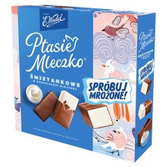 E. Wedel Ptasie mleczko śmietankowe w czekoladzie mlecznej 340 g
