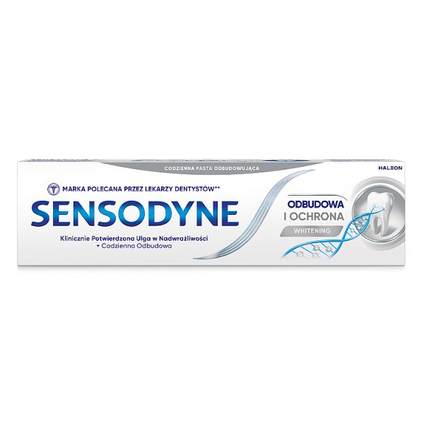 Sensodyne Whitening Pasta do zębów z fluorkiem odbudowa i ochrona 75 ml