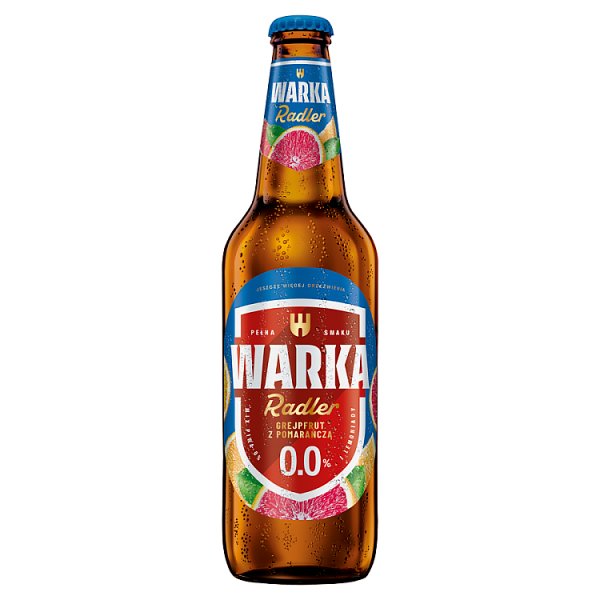 Warka Radler Mix piwa 0 % i lemoniady grejpfrut z pomarańczą 500 ml