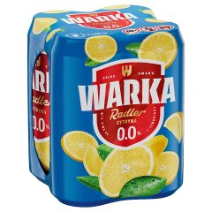 Warka Radler Mix piwa 0 % i lemoniady cytryna 4 x 500 ml