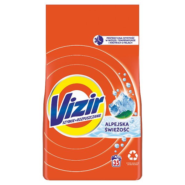 Vizir Proszek do prania Alpine Fresh, 35 prań