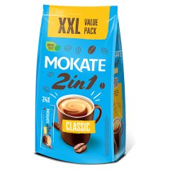 Mokate 2in1 Classic Rozpuszczalny napój kawowy w proszku 336 g (24 x 14 g)