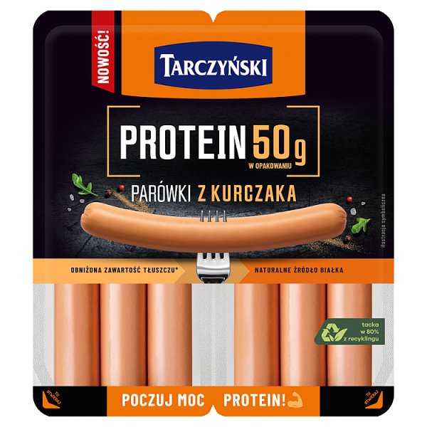Tarczyński Protein Parówki z kurczaka 200 g (2 x 100 g)
