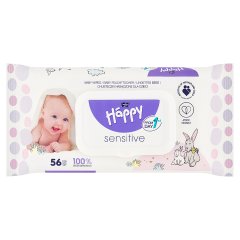 Bella Baby Happy Sensitive Chusteczki nasączone dla dzieci 56 sztuk