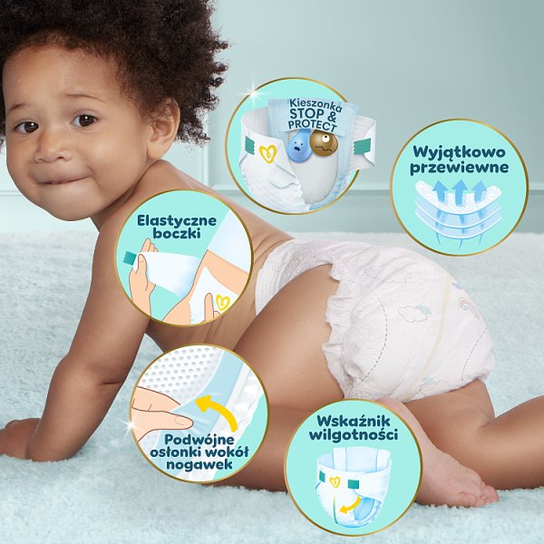 Pampers Premium Care rozmiar 2, 68 pieluszki, 4kg-8kg