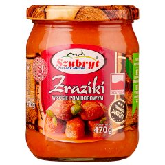 Szubryt Zraziki w sosie pomidorowym 470 g