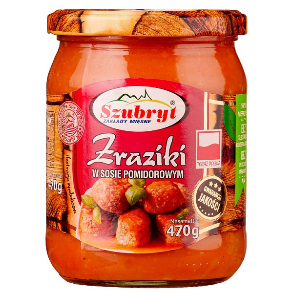 Szubryt Zraziki w sosie pomidorowym 470 g