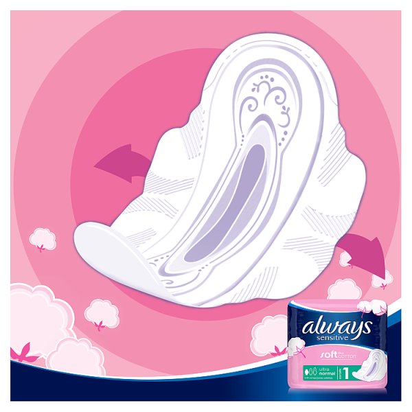 Always Platinum Podpaski ze skrzydełkami Normal, 20 sztuk