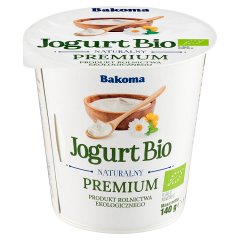 Bakoma Jogurt Bio naturalny premium 140 g