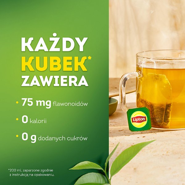 Lipton Herbata zielona malina &amp; granat 28 g (20 torebek)
