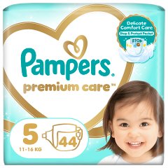 Pampers Premium Care rozmiar 5, 44 pieluszki, 11kg-16kg