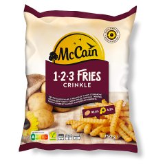 McCain 1-2-3 Fries Crinkle Frytki karbowane 750 g
