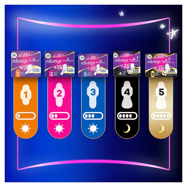 Always Platinum Super Extra (rozmiar 3) Podpaski ze skrzydełkami 12
