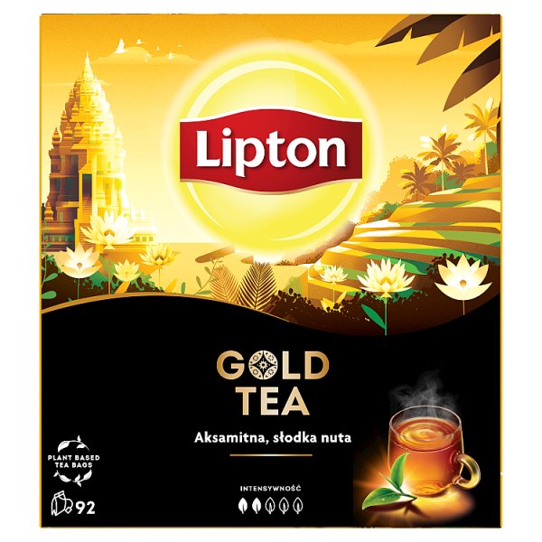Lipton Gold Tea Herbata czarna 138 g (92 torebki)