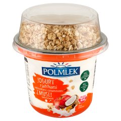 Polmlek Jogurt z jabłkami rodzynkami i cynamonem z musli kokosowym 210 g