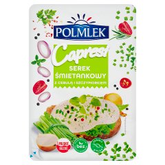 Polmlek Capresi Serek śmietankowy ze szczypiorkiem i cebulą 150 g
