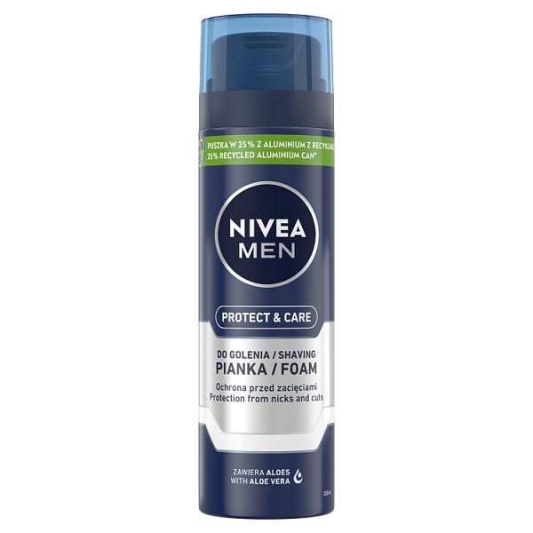 Nivea MEN Protect &amp; Care Ochronna Pianka DO Golenia 200 ml