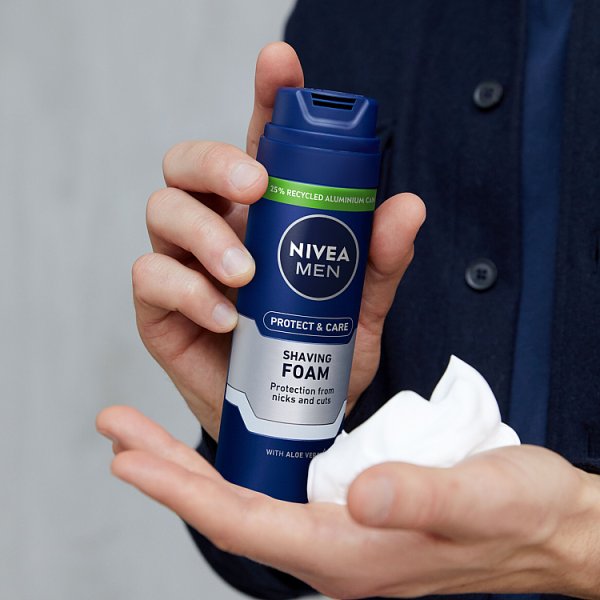 Nivea MEN Protect &amp; Care Ochronna Pianka DO Golenia 200 ml