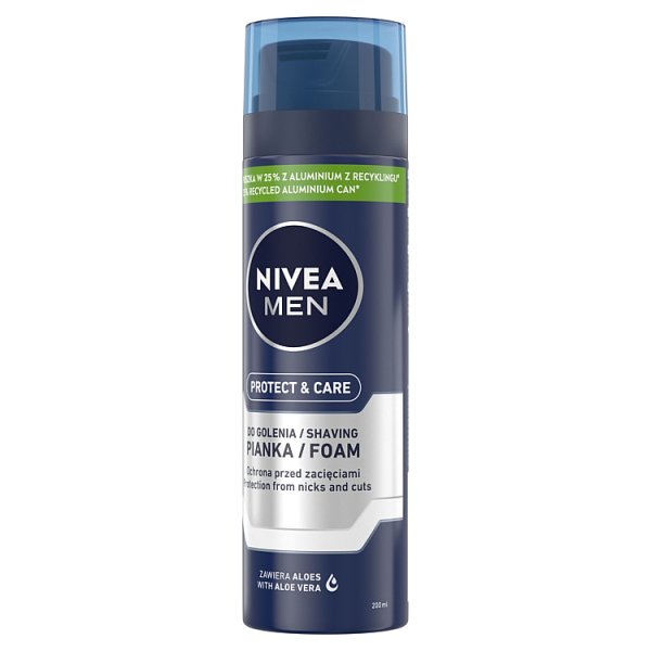 Nivea MEN Protect &amp; Care Ochronna Pianka DO Golenia 200 ml