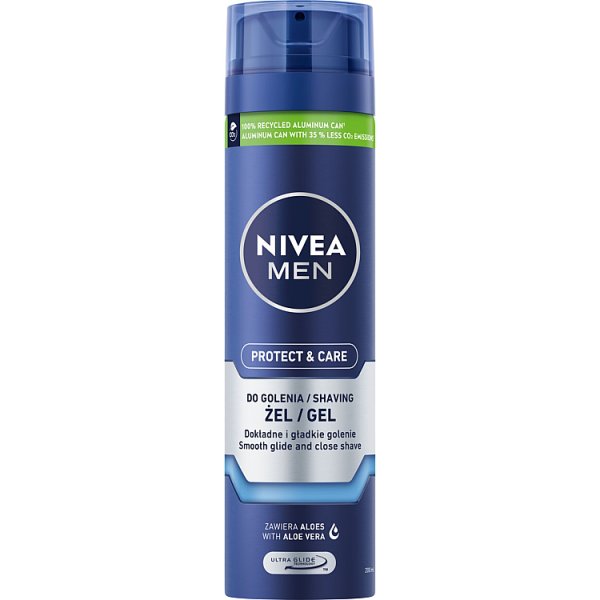Nivea MEN Protect &amp; Care Ochronny żel do golenia 200 ml