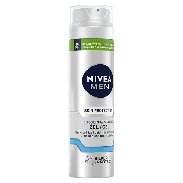 Nivea MEN Silver Protect ŻEL DO Golenia 200 ml