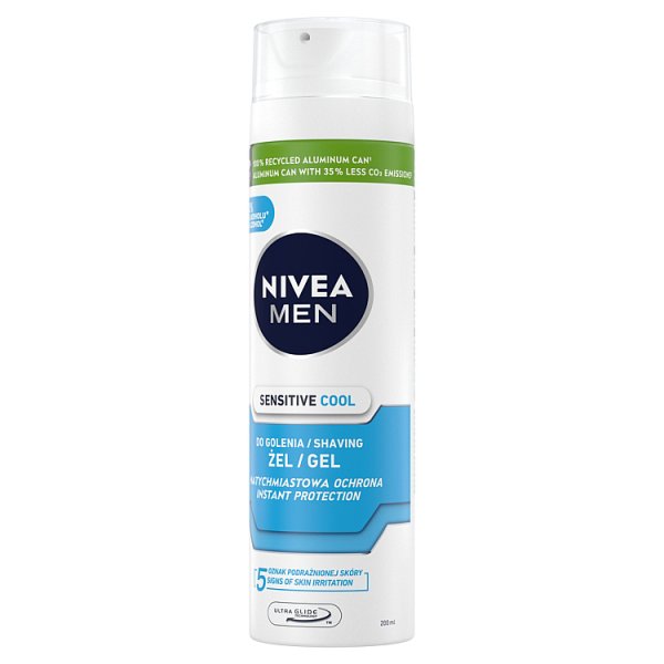 Nivea MEN Chłodzący ŻEL DO Golenia Sensitive Cool 200 ml