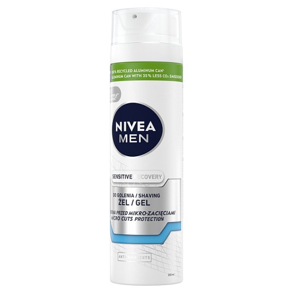 Nivea MEN Sensitive Recovery Regenerujący ŻEL DO Golenia 200 ml
