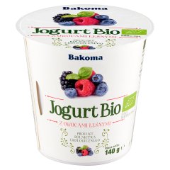 Bakoma Jogurt Bio z owocami leśnymi 140 g