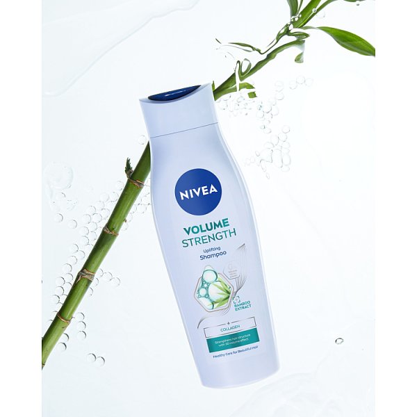 Nivea Volume Strength Szampon pielęgnujący do włosów 400 ml