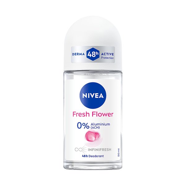 Nivea Fresh Flower 0% Soli Aluminium Dezodorant Roll ON 50 ml
