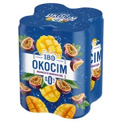 Okocim Mix piwa bezalkoholowego z lemoniadą mango z marakują 4 x 500 ml