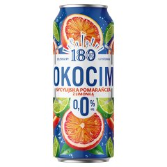 Okocim Mix piwa bezalkoholowego z lemoniadą sycylijska pomarańcza z limonką 500 ml