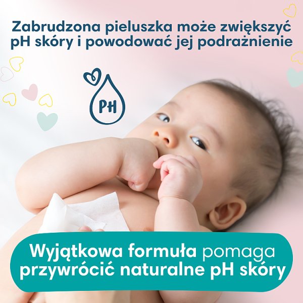 Pampers Sensitive Chusteczki nawilżane dla dzieci, 12 opakowania = 52 chusteczek