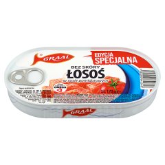 Graal Łosoś bez skóry w sosie pomidorowym 170 g