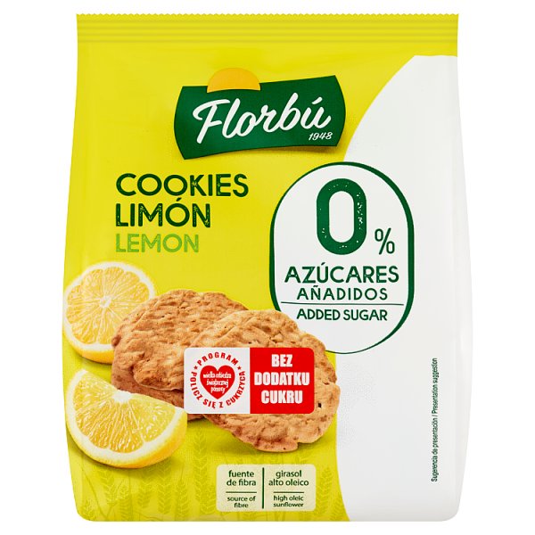 Florbú Ciastka o smaku cytrynowym 130 g